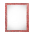 24inches x 30inches Rustic Farmhouse Red Wood Frame