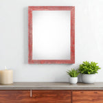 24inches x 30inches Rustic Farmhouse Red Wood Frame