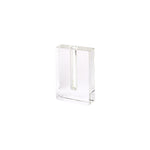 Modern Clear 8 Block Optical Crystal Vase