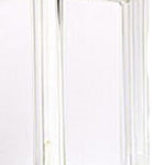 Modern Clear 8 Block Optical Crystal Vase