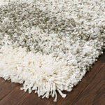 2inches x 3inches Gray and Ivory Geometric Pattern Scatter Rug
