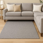 8inches x 11inches Modern Shaggy Soft Gray Indoor Area Rug