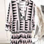 Leopard Print V neck Ruffle Swing Mini Dress