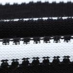 Apricot V Neck Stripes Colorblock Button Cardigan