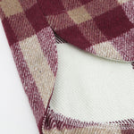 Brown Plaid Print Pocket Women Shacket