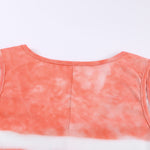 Green Tie-dye Print Tank Top