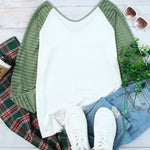 Leopard Print Patchwork Mesh Long Sleeve Top