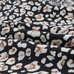 Khaki V-neck Short Sleeve Fashion Print Fantasy Fluttering Blouse