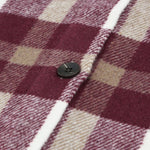 Brown Plaid Print Pocket Women Shacket