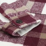 Brown Plaid Print Pocket Women Shacket