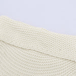 Orange Turtleneck Splicing Chunky Knit Pullover Sweater