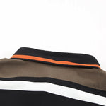 Red Blue Striped Modern Women Shirt