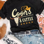 Letter Graphic Print Short Sleeve Tee