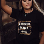 Letter Graphic Print Short Sleeve Tee