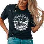 Letter Graphic Print Short Sleeve Tee
