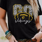 Letter Graphic Print Short Sleeve Tee