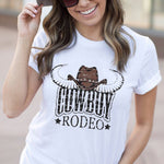 Letter Graphic Print Short Sleeve Tee