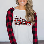 Buffalo Plaid Long Sleeve Sweatshirt