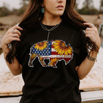 Letter Graphic Print Short Sleeve Tee