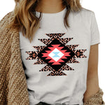 Letter Graphic Print Short Sleeve Tee