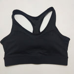 Plus Size One-Piece Fixed Chest Pad Sports Underwear Women Large Package Shaping Running Yoga Workout Bra Thin Cup