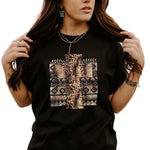 Letter Graphic Print Short Sleeve Tee
