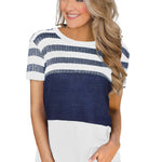 Stripes Colorblock T-shirt