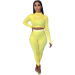Women Shaping Tight Letter Printing Suit Two-Piece Set