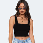 Women Clothing 2021  Summer New Women Fashion T-shirt Sexy Midriff-Baring Top