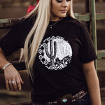 Letter Graphic Print Short Sleeve Tee