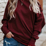 Ribbed Zip Knit Top