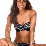 Boho Stripes Push up Bikini Set