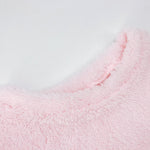 Autumn and Winter  Plush Skirt round Neck Simple Casual Straight-Leg Plush Skirt