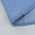 Halter Neck Denim Tank Top