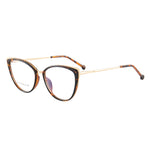 EP Cat eye anti-blue light flat lens European and American glasses TR frame