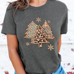Merry Christmas Santa Clause Print Short Sleeve Graphic Tee