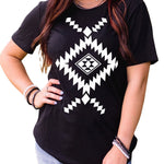 Letter Graphic Print Short Sleeve Tee