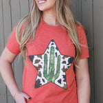 Letter Graphic Print Short Sleeve Tee