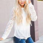 Lace Long Sleeve Top