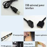 USB RGB Tape DIY Colorful 60 LEDS/M SMD 5050 Flexible Bluetooth  Keys Waterproof TV Backlight Led Strip