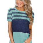Stripes Colorblock T-shirt