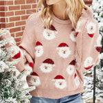 Christmas Clothes Autumn And Winter New Christmas Clothes Old Head Sweater Women Clothing Pullover Christmas Hot Sweater