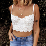 Adjustable Hollow Out Lace Bralette