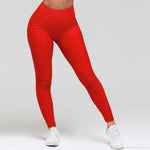EP Polyester Ankle-Length Standard Fold Pants Elasticity Keep Slim Push Up Fitness Female Legging