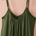 Spaghetti Straps Wide Leg Pocketed Jumpsuits