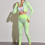 Nylon Nylon Quick-Drying Long Sleeve Fitness Set