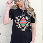 Letter Graphic Print Short Sleeve Tee