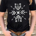 Merry Christmas Santa Clause Print Short Sleeve Graphic Tee