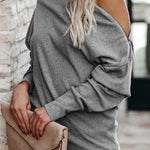 Ribbed Zip Knit Top