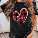 Merry Christmas Santa Clause Print Short Sleeve Graphic Tee